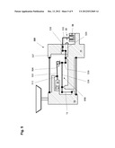 FORCE-TRANSMITTING MECHANISM WITH A CALIBRATION WEIGHT THAT CAN BE COUPLED     AND UNCOUPLED diagram and image