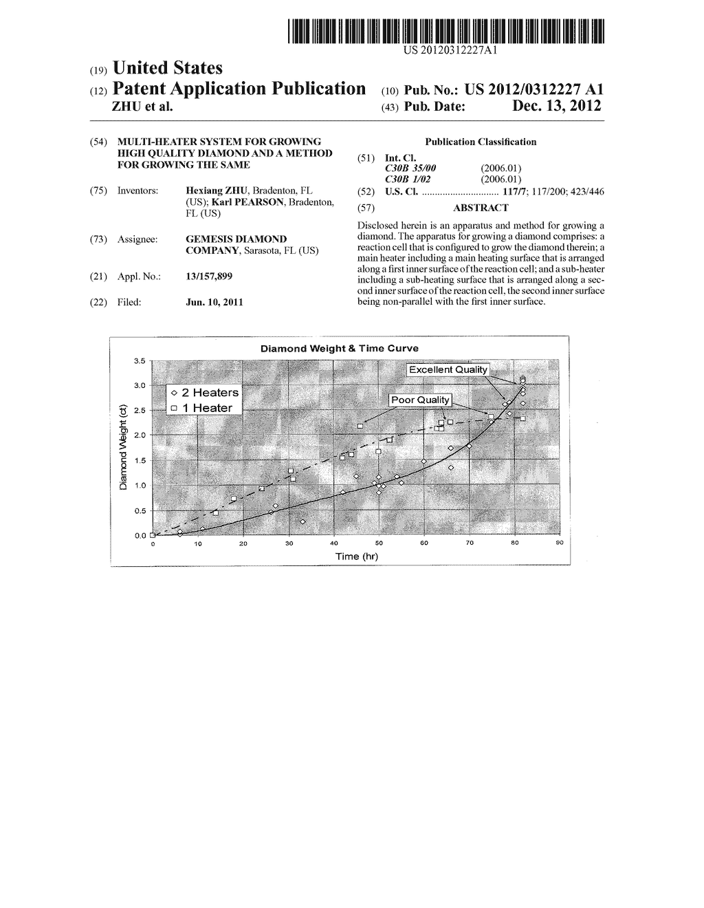 MULTI-HEATER SYSTEM FOR GROWING HIGH QUALITY DIAMOND AND A METHOD FOR     GROWING THE SAME - diagram, schematic, and image 01