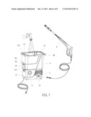 HIGH PRESSURE WATER CLEANER WITH DETACHABLE WATER TANK diagram and image