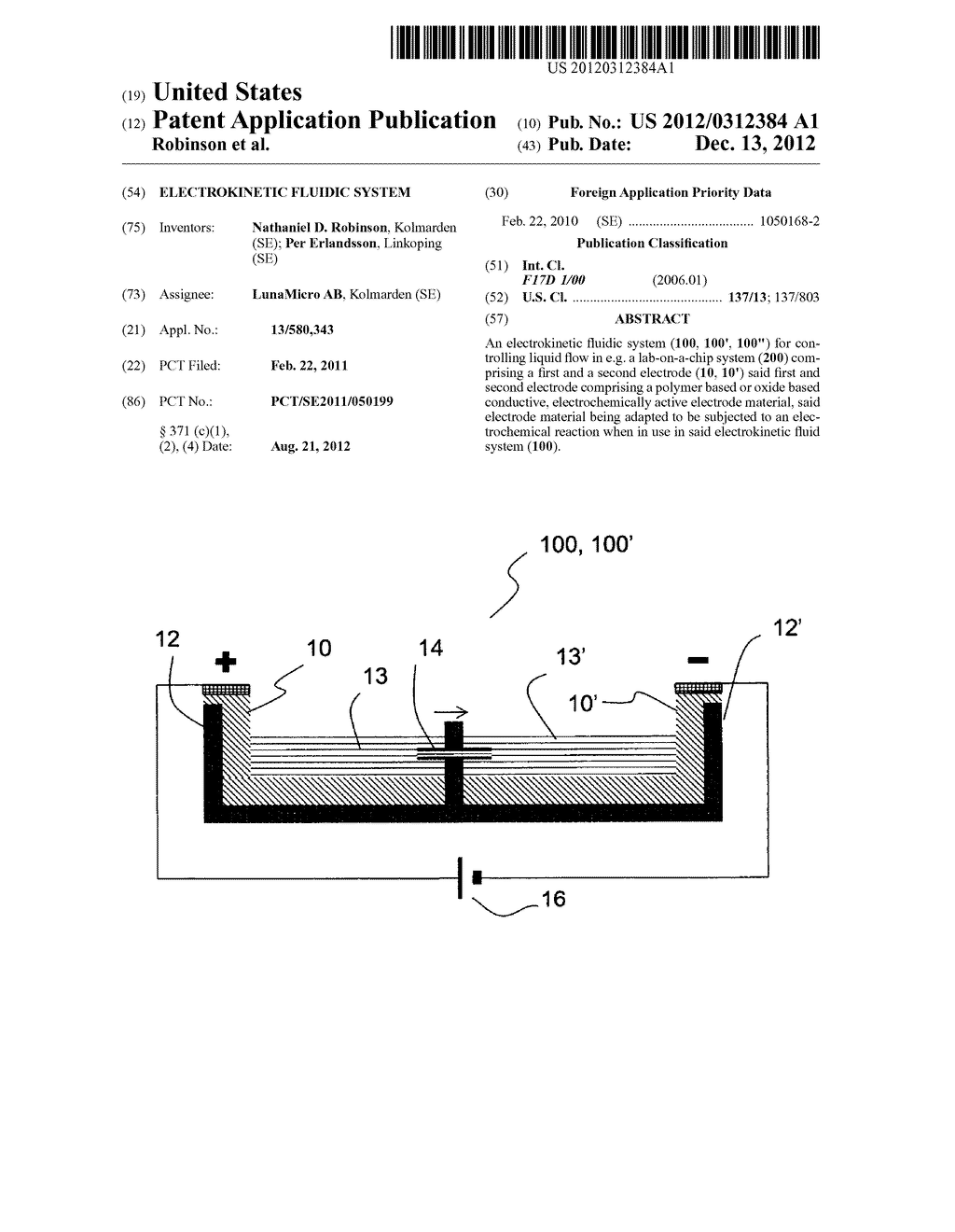  ELECTROKINETIC FLUIDIC SYSTEM - diagram, schematic, and image 01