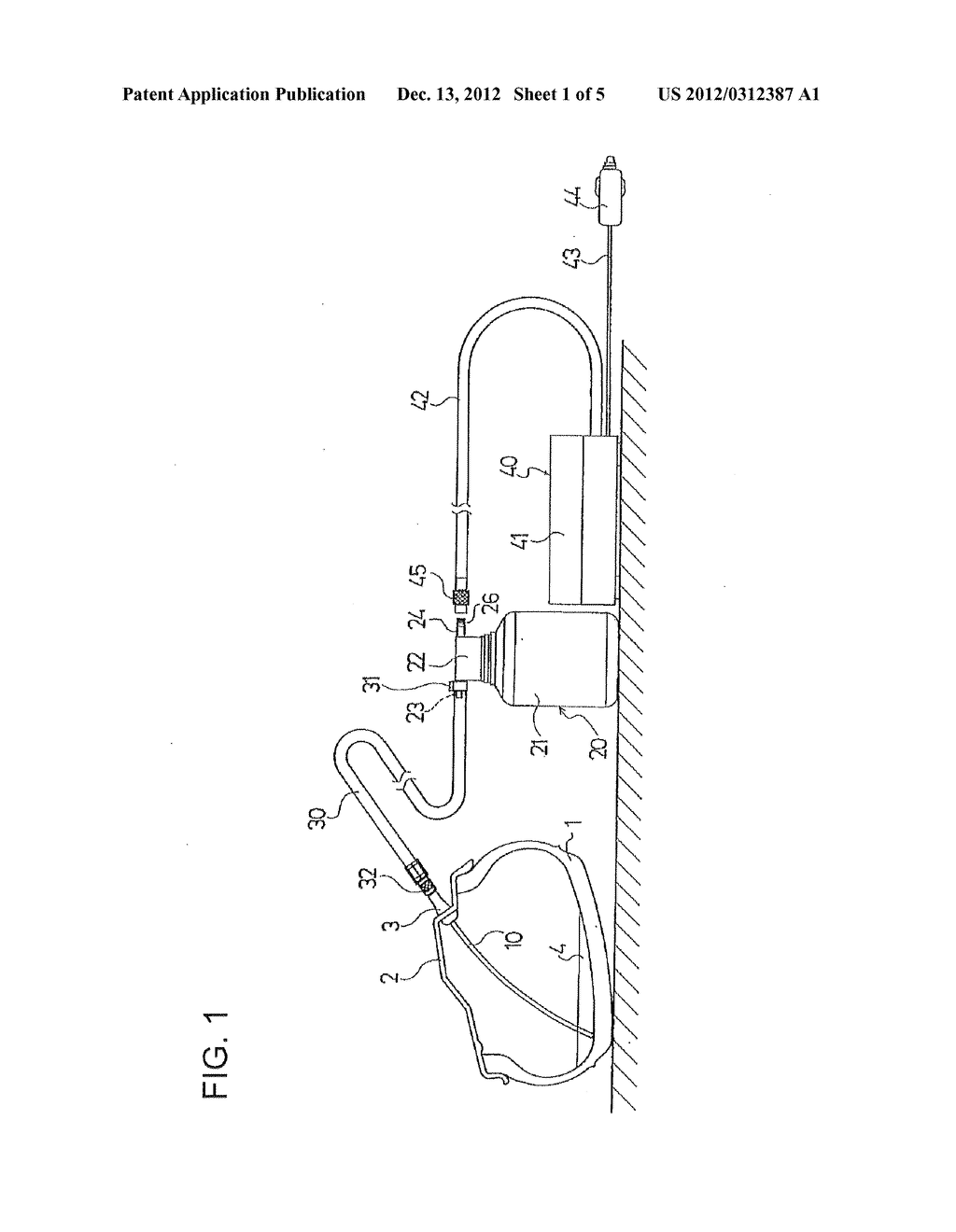 METHOD AND DEVICE FOR RECOVERING PUNCTURE REPAIR LIQUID - diagram, schematic, and image 02