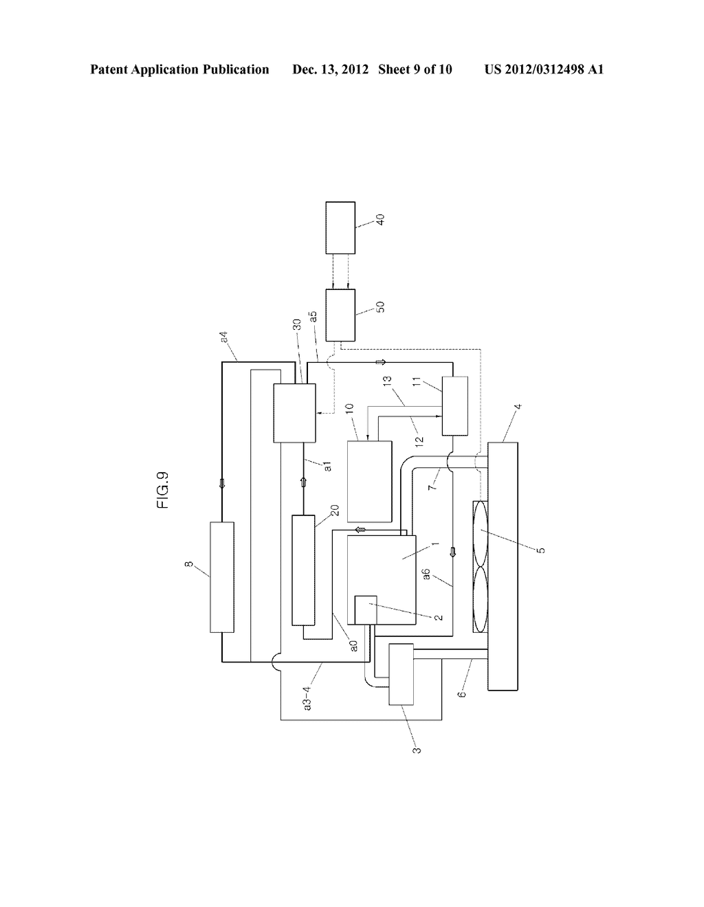 INTEGRATED HEAT MANAGEMENT SYSTEM IN VEHICLE AND HEAT MANAGEMENT METHOD     USING THE SAME - diagram, schematic, and image 10