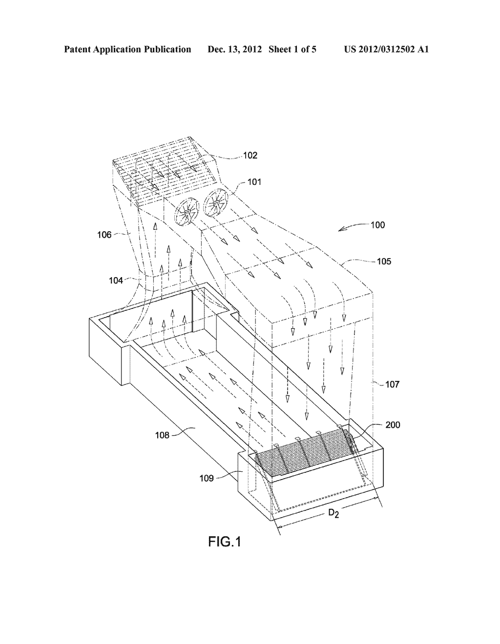 Wind tunnel turning vane heat exchanger - diagram, schematic, and image 02