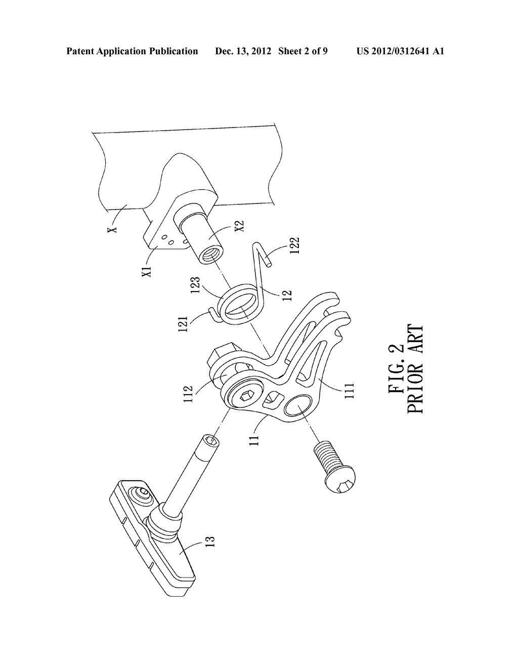 Bicycle brake device - diagram, schematic, and image 03