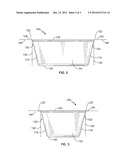 ONE COMPARTMENT FOOD TRAY diagram and image