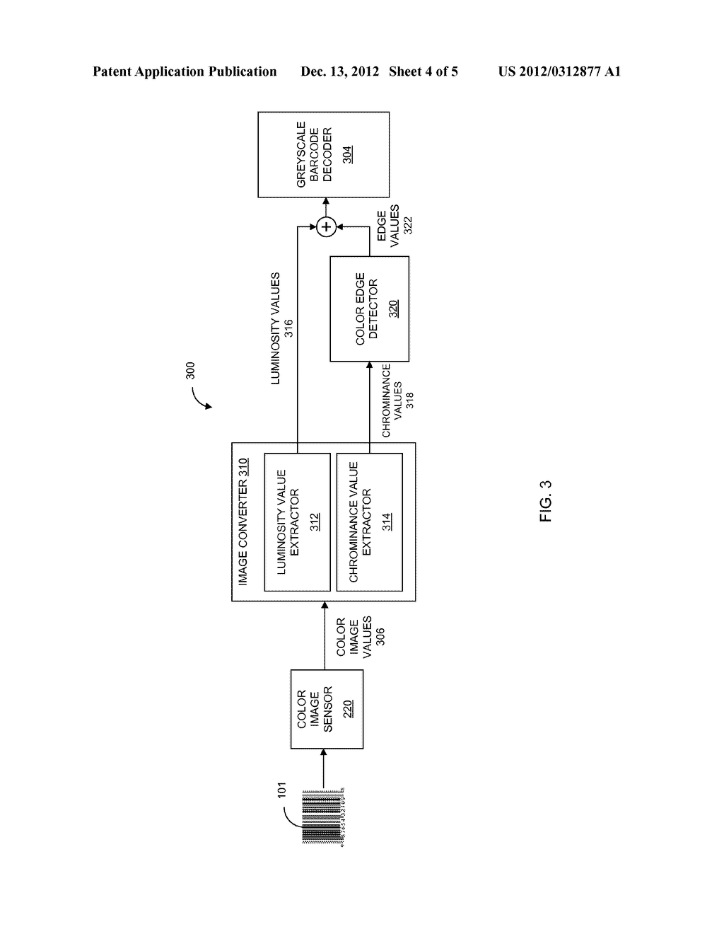 SYSTEM AND METHOD FOR PROVIDING SUFFICIENT ILLUMINATION QUALITY FOR     BARCODES CAPTURED WITH A COLOR IMAGE SENSOR - diagram, schematic, and image 05