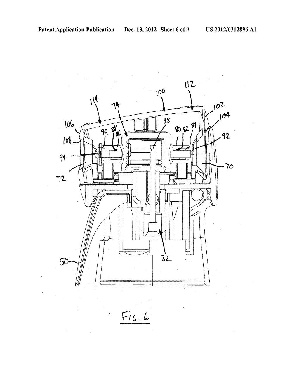 Fluid Dispensing Device Having Multiple Spray Patterns - diagram, schematic, and image 07