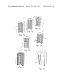 BIMATERIAL ELONGATED INSERT MEMBER FOR A GRINDING ROLL diagram and image