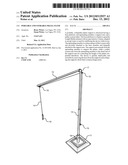 Portable and Storable Pinata Stand diagram and image