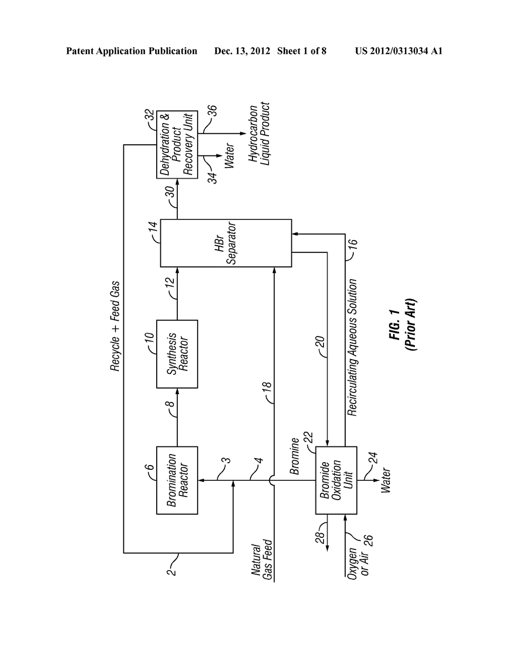 Processes and Systems for Demethanization of Brominated Hydrocarbons - diagram, schematic, and image 02