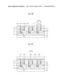 THREE-DIMENSIONAL SEMICONDUCTOR MEMORY DEVICES HAVING DOUBLE CROSS POINT     ARRAY AND METHODS OF FABRICATING THE SAME diagram and image