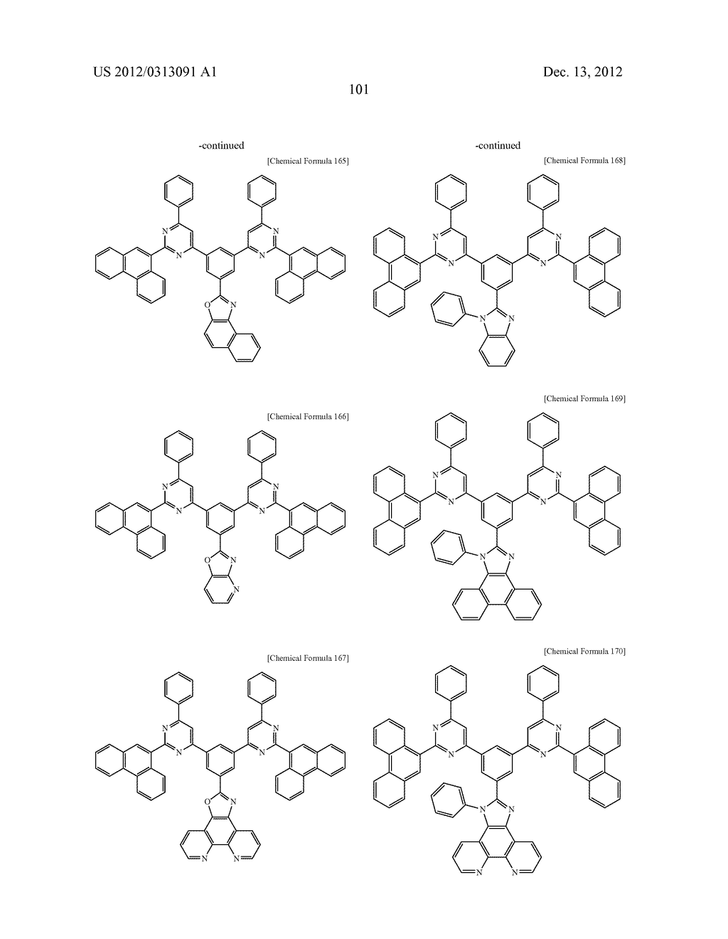 COMPOUND FOR AN ORGANIC PHOTOELECTRIC DEVICE, ORGANIC PHOTOELECTRIC DEVICE     INCLUDING THE SAME, AND DISPLAY DEVICE INCLUDING THE ORGANIC     PHOTOELECTRIC DEVICE - diagram, schematic, and image 109