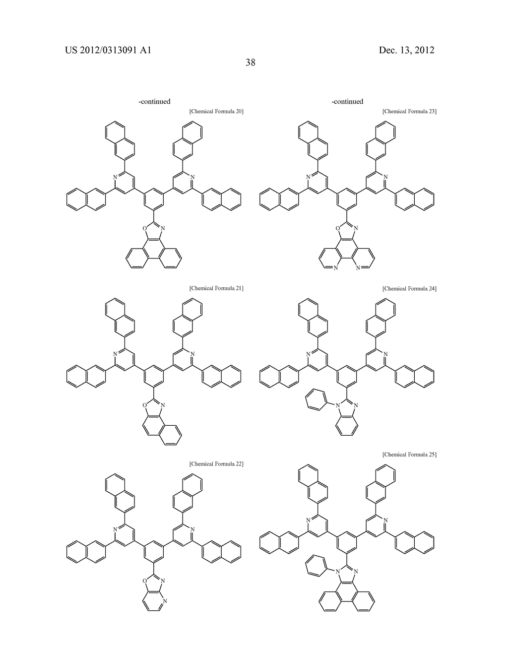 COMPOUND FOR AN ORGANIC PHOTOELECTRIC DEVICE, ORGANIC PHOTOELECTRIC DEVICE     INCLUDING THE SAME, AND DISPLAY DEVICE INCLUDING THE ORGANIC     PHOTOELECTRIC DEVICE - diagram, schematic, and image 46