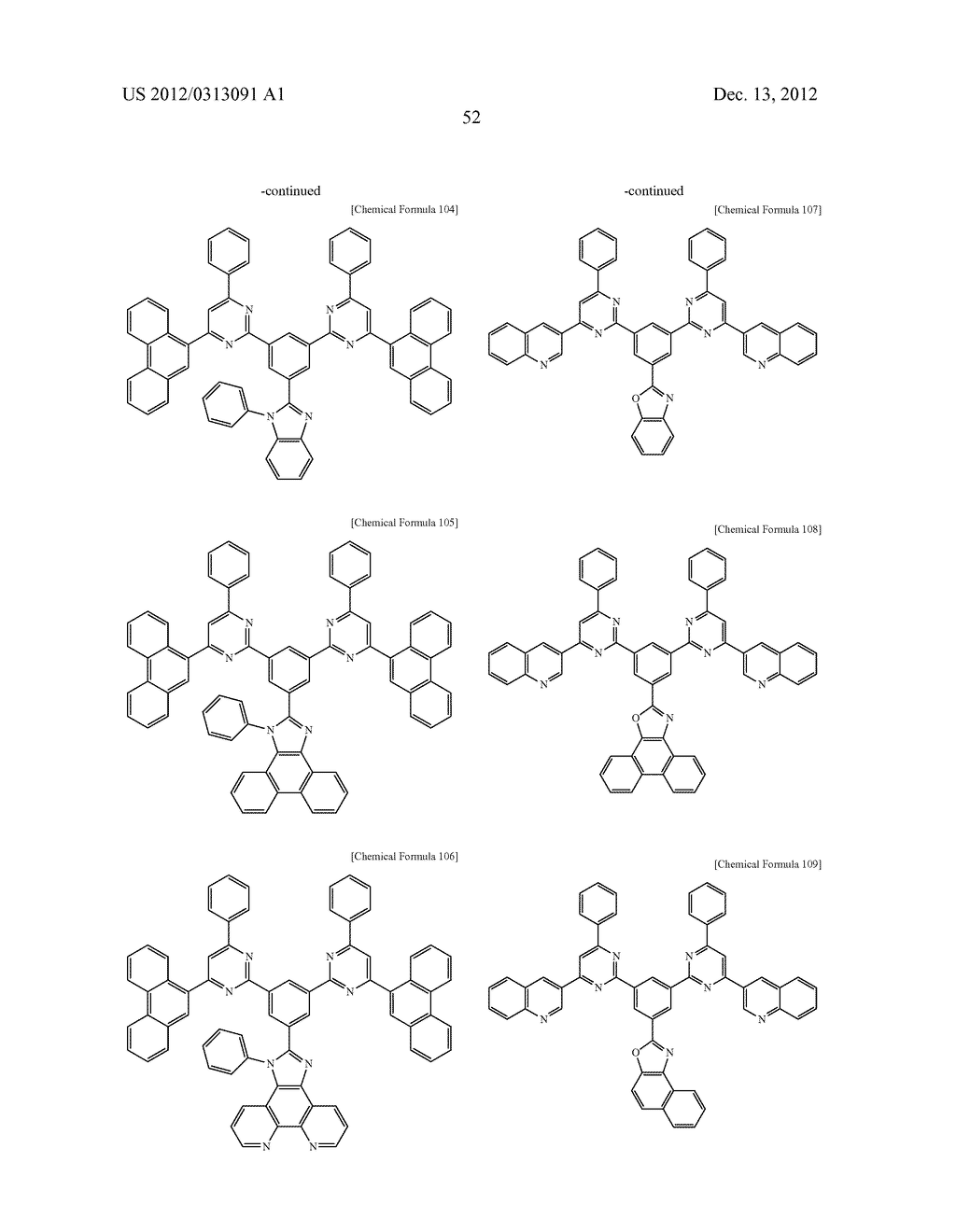 COMPOUND FOR AN ORGANIC PHOTOELECTRIC DEVICE, ORGANIC PHOTOELECTRIC DEVICE     INCLUDING THE SAME, AND DISPLAY DEVICE INCLUDING THE ORGANIC     PHOTOELECTRIC DEVICE - diagram, schematic, and image 60