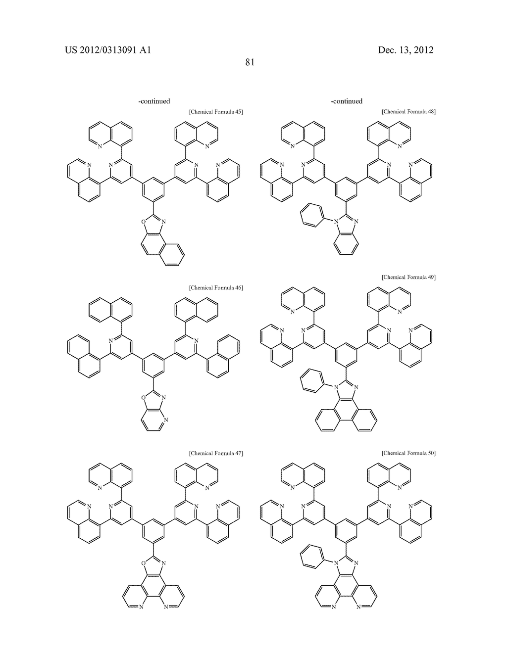 COMPOUND FOR AN ORGANIC PHOTOELECTRIC DEVICE, ORGANIC PHOTOELECTRIC DEVICE     INCLUDING THE SAME, AND DISPLAY DEVICE INCLUDING THE ORGANIC     PHOTOELECTRIC DEVICE - diagram, schematic, and image 89