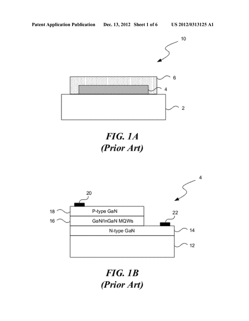 LIGHT EMITTING DEVICES WITH EFFICIENT WAVELENGTH CONVERSION AND ASSOCIATED     METHODS - diagram, schematic, and image 02