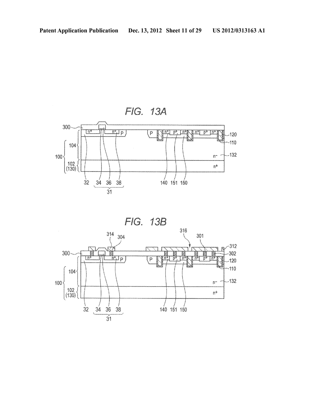 SEMICONDUCTOR DEVICE, AND METHOD OF MANUFACTURING THE SAME - diagram, schematic, and image 12