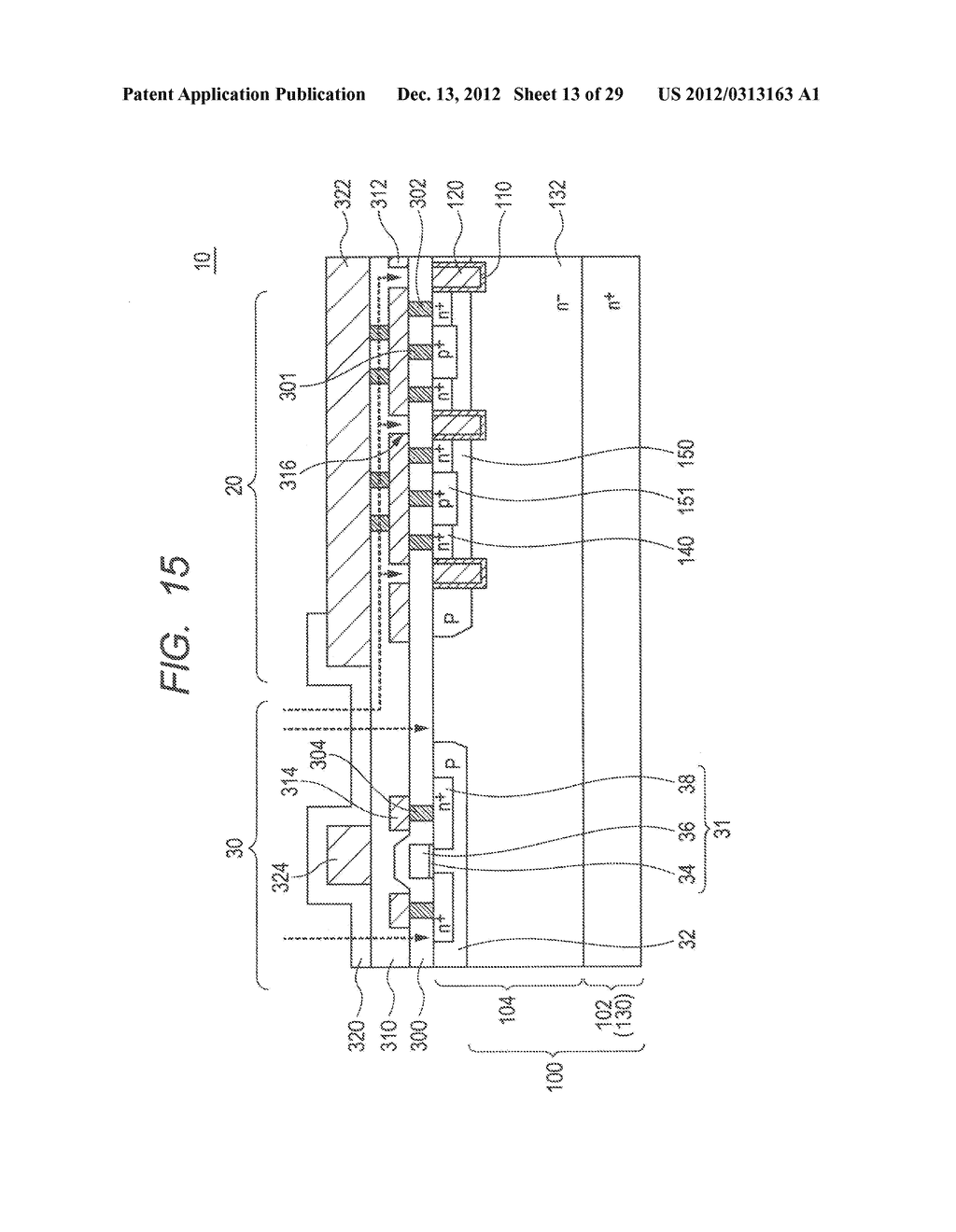 SEMICONDUCTOR DEVICE, AND METHOD OF MANUFACTURING THE SAME - diagram, schematic, and image 14