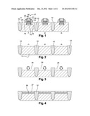 ELECTRONIC COMPONENT COMPRISING A NUMBER OF MOSFET TRANSISTORS AND     MANUFACTURING METHOD diagram and image