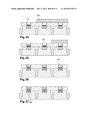 ELECTRONIC COMPONENT COMPRISING A NUMBER OF MOSFET TRANSISTORS AND     MANUFACTURING METHOD diagram and image