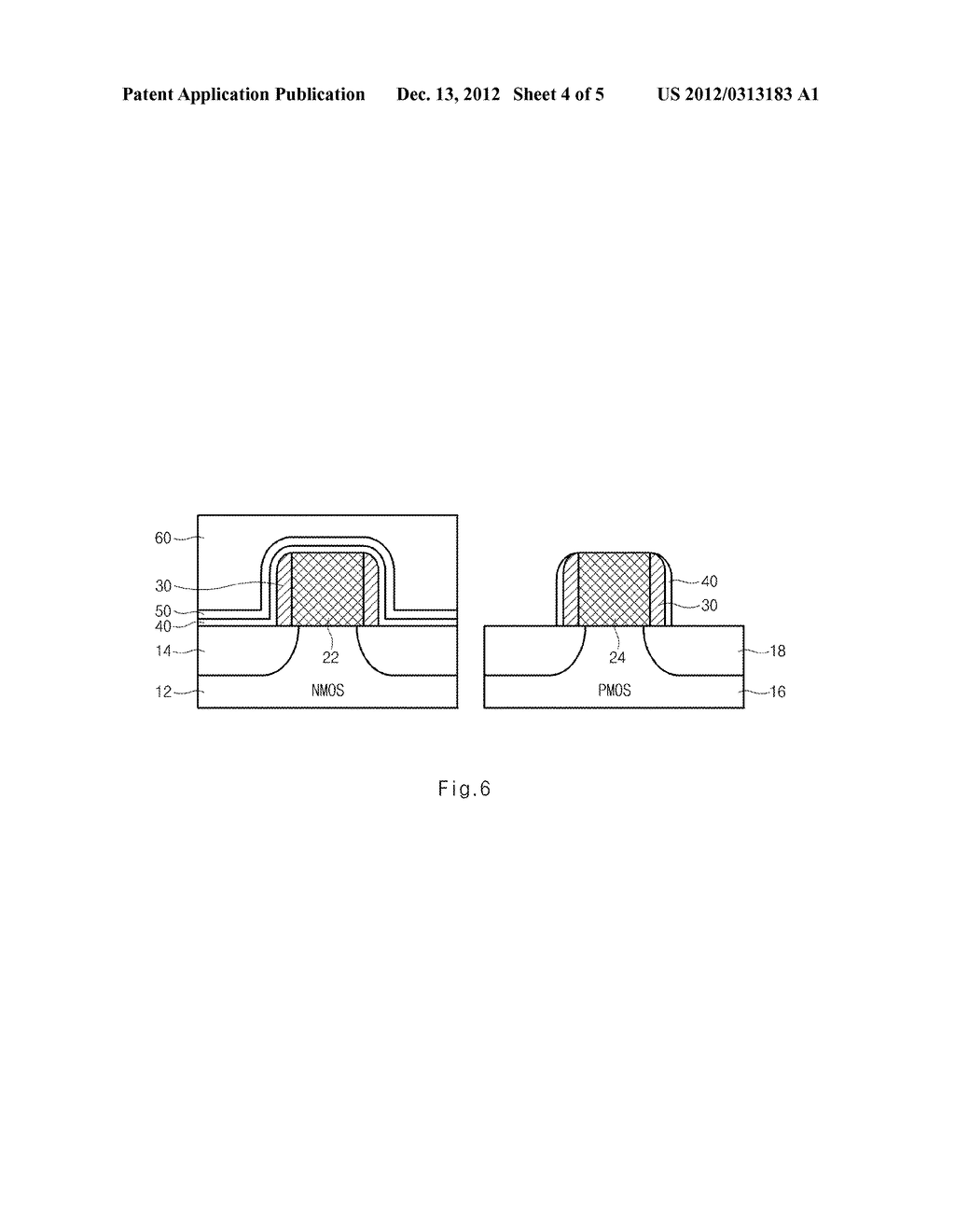 TRANSISTOR OF SEMICONDUCTOR DEVICE AND METHOD OF FABRICATING THE SAME - diagram, schematic, and image 05