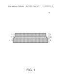 PACKAGED DEVICE INCLUDING INTERPOSER FOR INCREASED ADHESIVE THICKNESS AND     METHOD OF ATTACHING DIE TO SUBSTRATE diagram and image