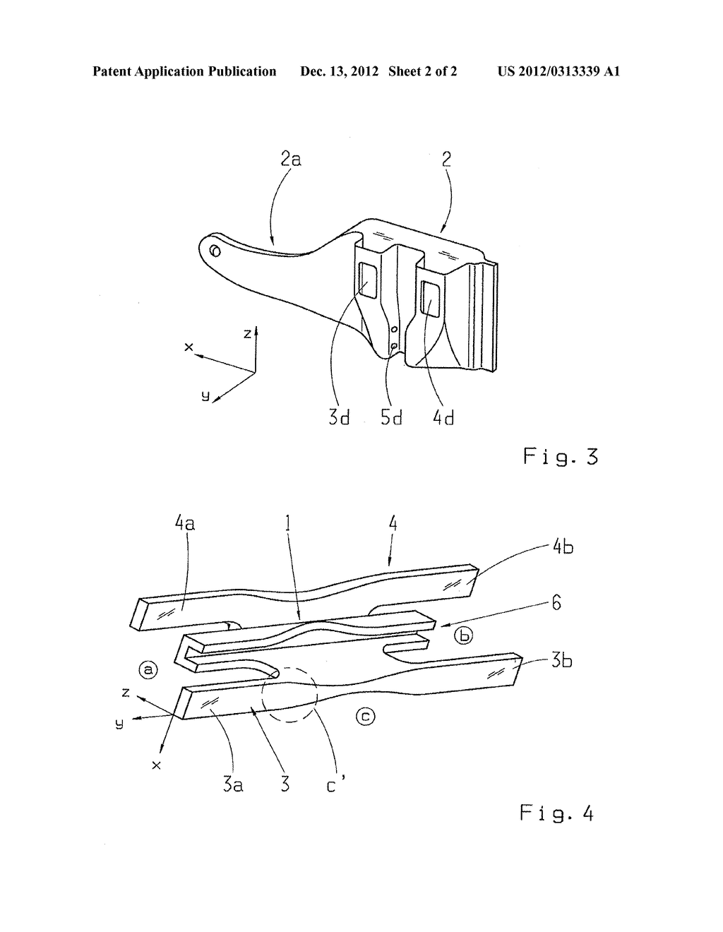 WHEEL SUSPENSION ELEMENT COMPRISING AT LEAST A SUPPORTING STRUCTURE AND A     ROD - diagram, schematic, and image 03