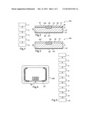 METHOD FOR PRODUCING A SUPPORT COMPRISING AN ELECTRONIC DEVICE diagram and image