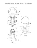 CONNECTOR FOR CONTAINERS CONTAINING A MEDICINAL ACTIVE SUBSTANCE diagram and image