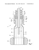 CONNECTOR FOR CONTAINERS CONTAINING A MEDICINAL ACTIVE SUBSTANCE diagram and image