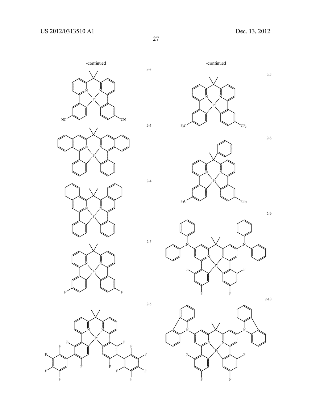 ORGANIC ELECTROLUMINESCENCE DEVICE - diagram, schematic, and image 31