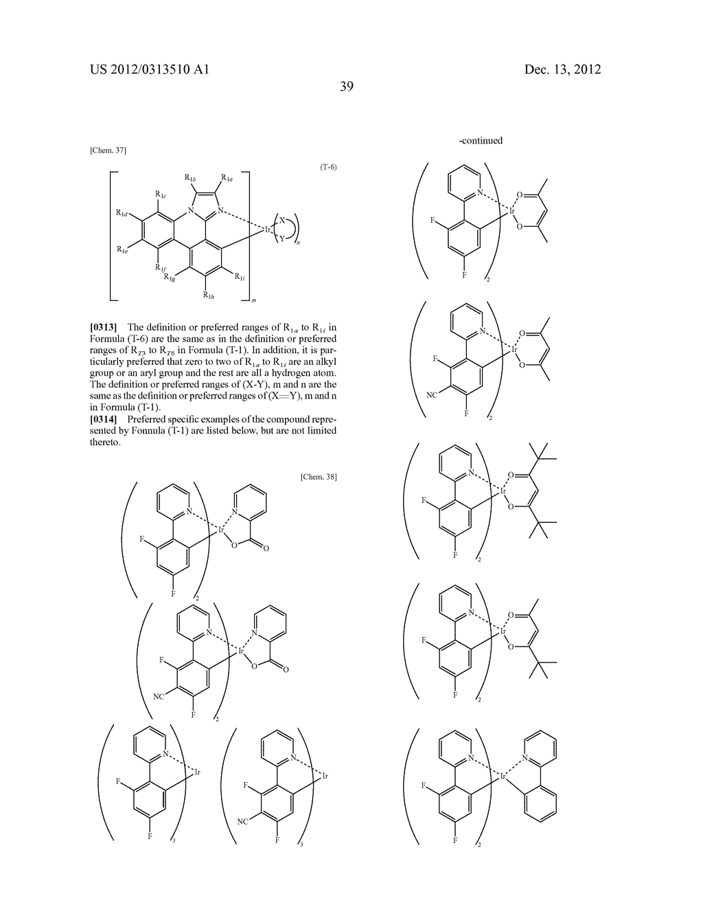 ORGANIC ELECTROLUMINESCENCE DEVICE - diagram, schematic, and image 43