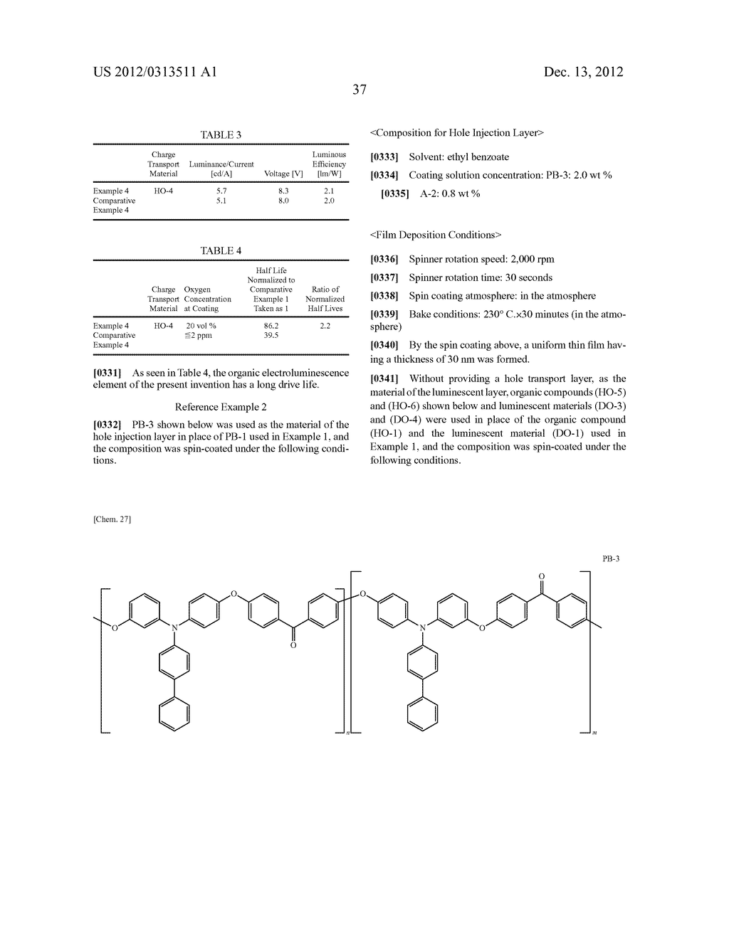 METHOD FOR MANUFACTURING ORGANIC ELECTROLUMINESCENCE ELEMENT, ORGANIC     ELECTROLUMINESCENCE ELEMENT, DISPLAY DEVICE AND LIGHTING DEVICE - diagram, schematic, and image 39