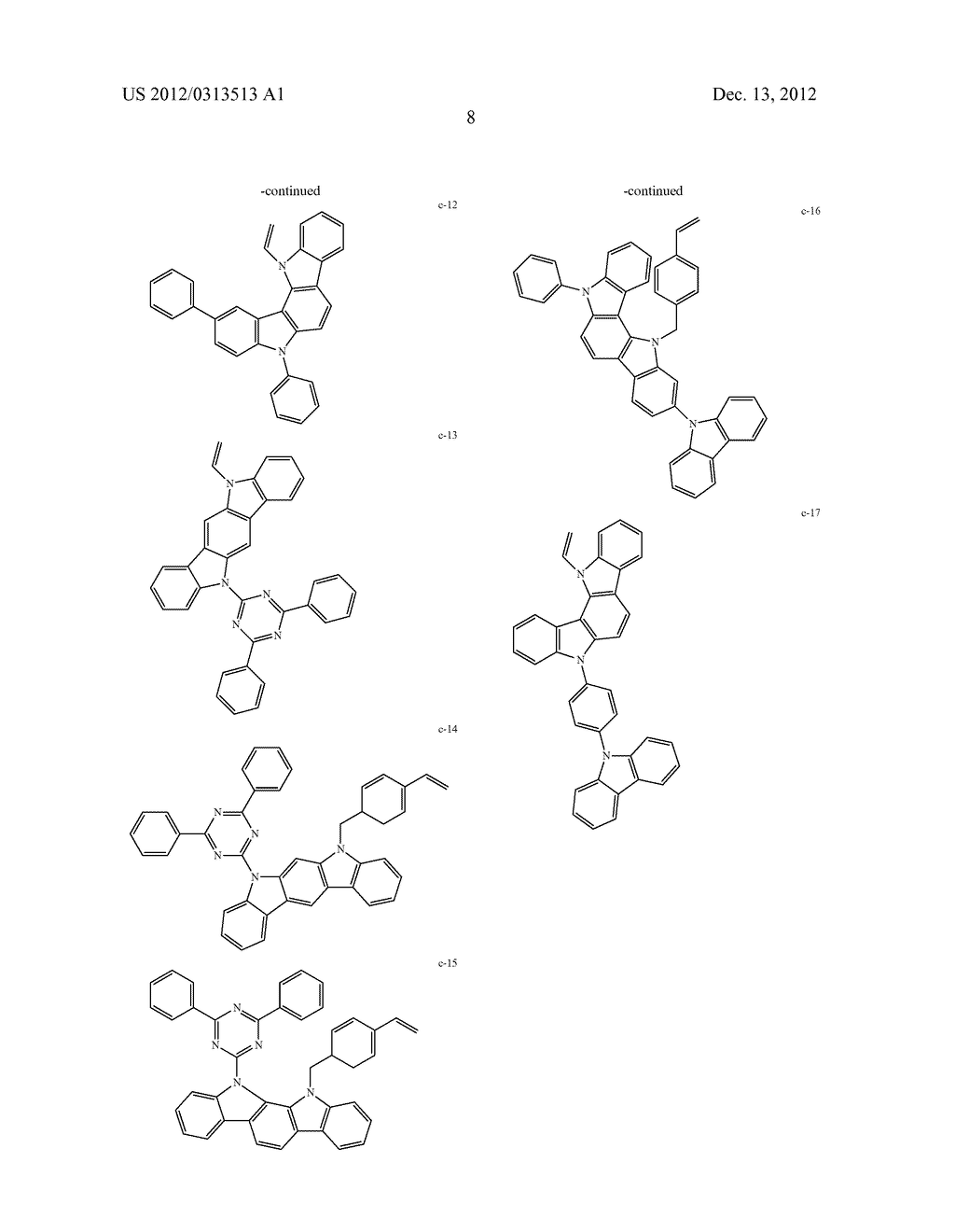 POLYMER FOR ORGANIC ELECTROLUMINESCENT ELEMENT, AND ORGANIC     ELECTROLUMINESCENT ELEMENT USING THE SAME - diagram, schematic, and image 09