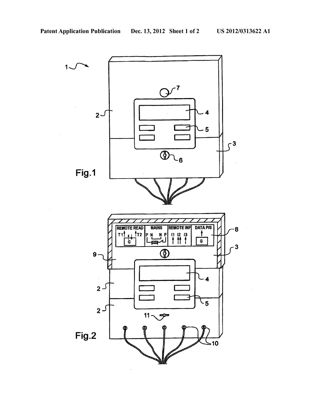 ELECTRIC METER EQUIPPED WITH A REMOVABLE COVER THAT CAN BE POSITIONED IN     TWO POSITIONS - diagram, schematic, and image 02
