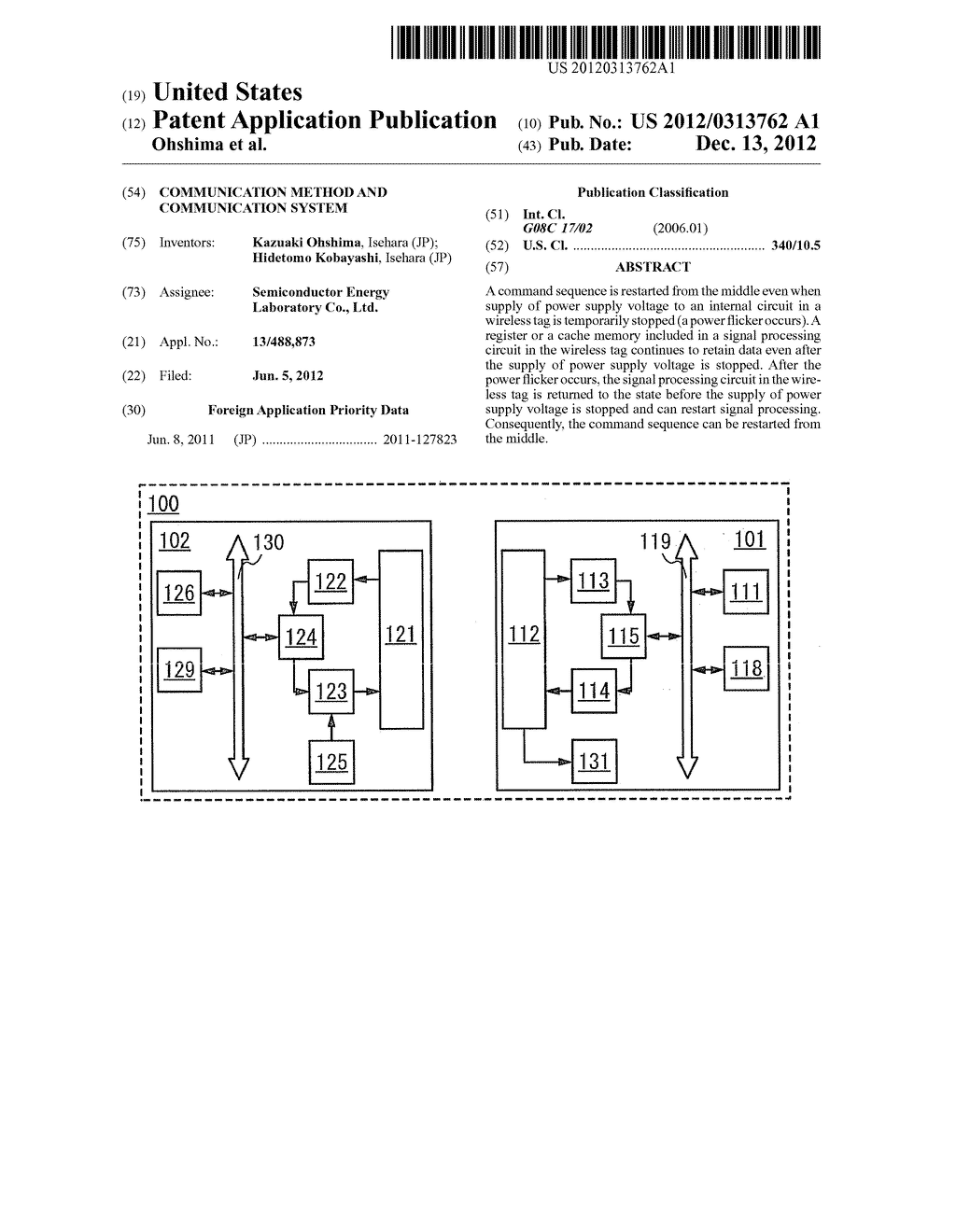 Communication Method and Communication System - diagram, schematic, and image 01