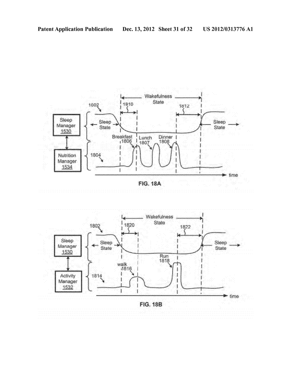 GENERAL HEALTH AND WELLNESS MANAGEMENT METHOD AND APPARATUS FOR A WELLNESS     APPLICATION USING DATA FROM A DATA-CAPABLE BAND - diagram, schematic, and image 33