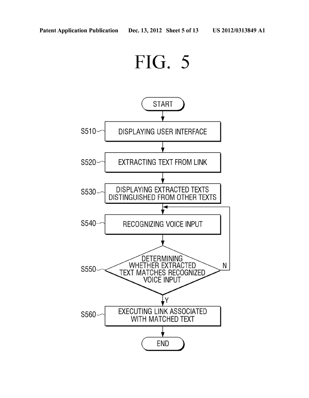 DISPLAY APPARATUS AND METHOD FOR EXECUTING LINK AND METHOD FOR RECOGNIZING     VOICE THEREOF - diagram, schematic, and image 06