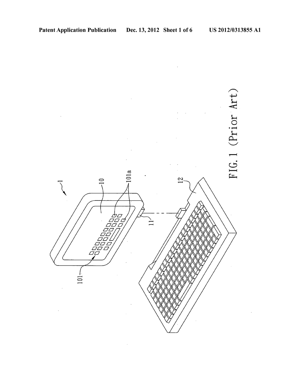 Wireless input device integrable with mobile device - diagram, schematic, and image 02