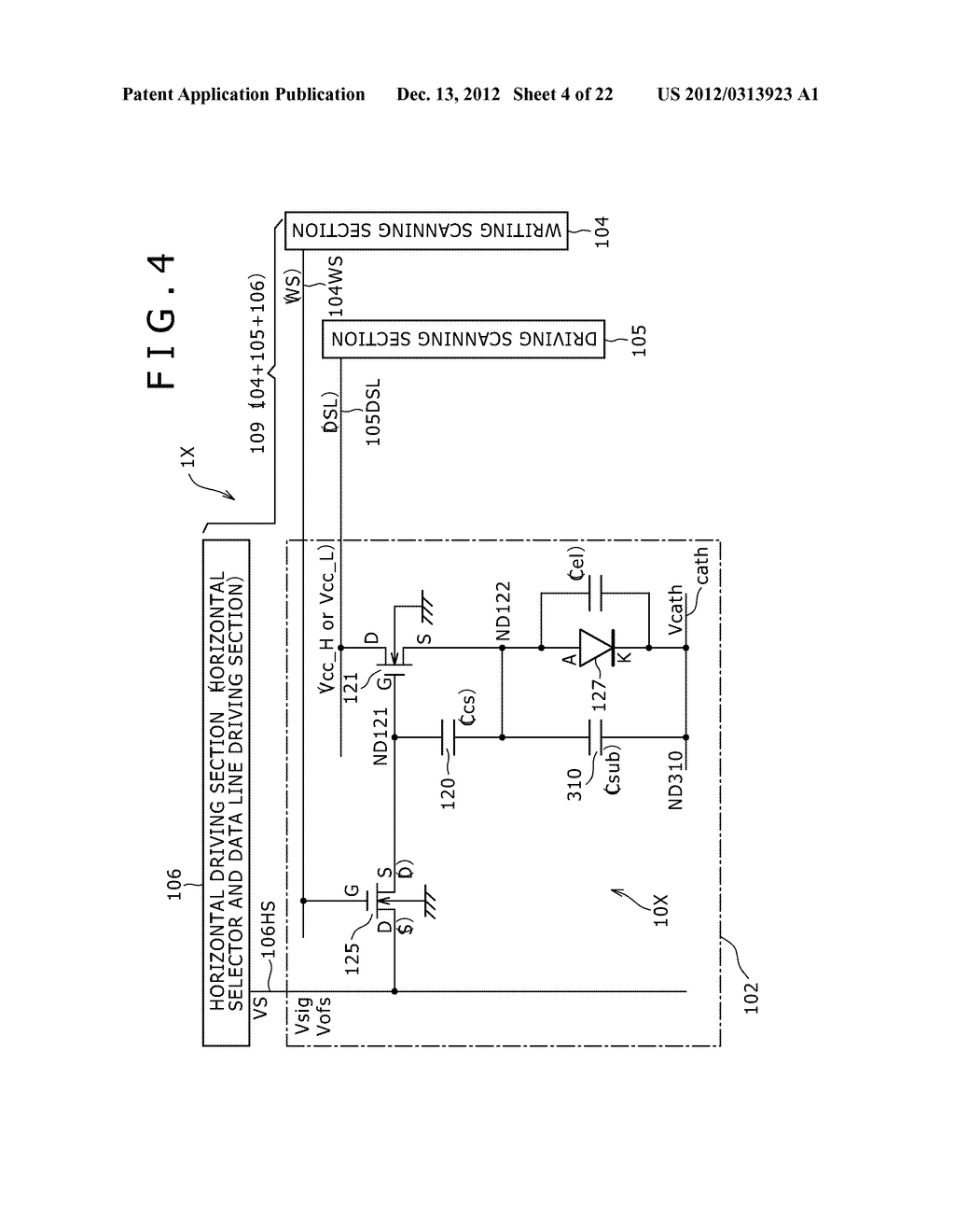 PIXEL CIRCUIT, DISPLAY DEVICE, ELECTRONIC DEVICE, AND PIXEL CIRCUIT     DRIVING METHOD - diagram, schematic, and image 05