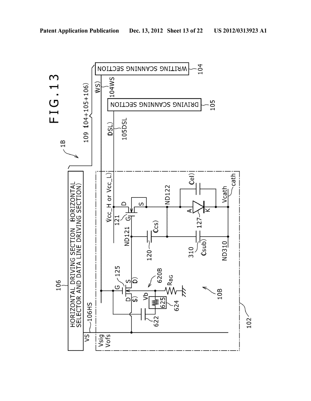 PIXEL CIRCUIT, DISPLAY DEVICE, ELECTRONIC DEVICE, AND PIXEL CIRCUIT     DRIVING METHOD - diagram, schematic, and image 14