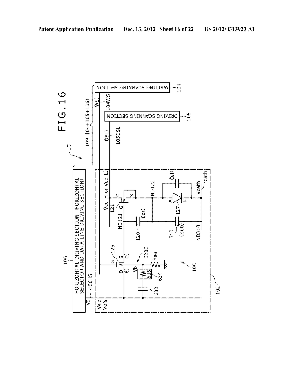 PIXEL CIRCUIT, DISPLAY DEVICE, ELECTRONIC DEVICE, AND PIXEL CIRCUIT     DRIVING METHOD - diagram, schematic, and image 17