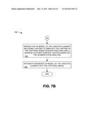 SYSTEM AND METHOD FOR ADDING A CREATIVE ELEMENT TO MEDIA diagram and image