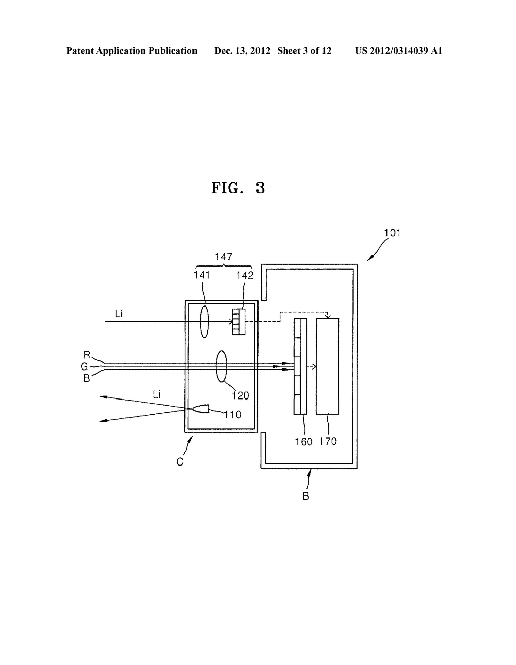 3D IMAGE ACQUISITION APPARATUS EMPLOYING INTERCHANGABLE LENS - diagram, schematic, and image 04