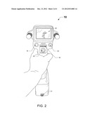 Handheld imaging and defense system diagram and image