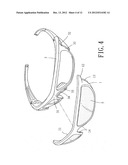 Eyeglass frame assembly adaptable to lenses of different curvatures diagram and image