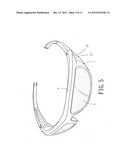 Eyeglass frame assembly adaptable to lenses of different curvatures diagram and image