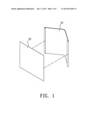 FOLDABLE PROJECTION SCREEN diagram and image