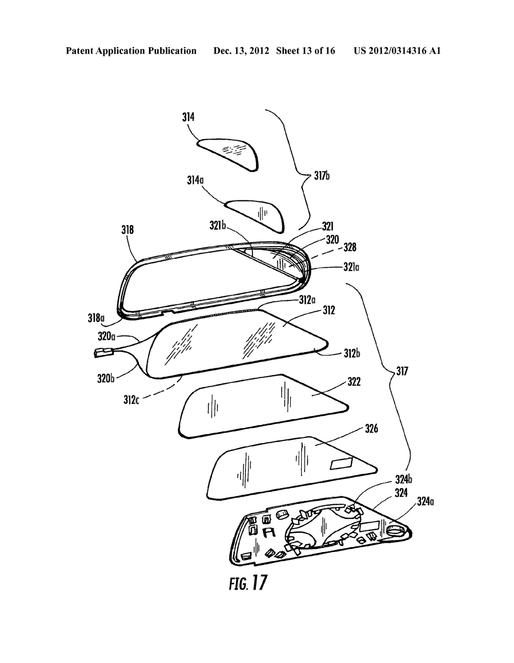 EXTERIOR REARVIEW MIRROR ASSEMBLY - diagram, schematic, and image 14