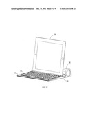 KEYBOARD DEVICE CAPABLE OF SUPPORTING A TABLET PERSONAL COMPUTER diagram and image